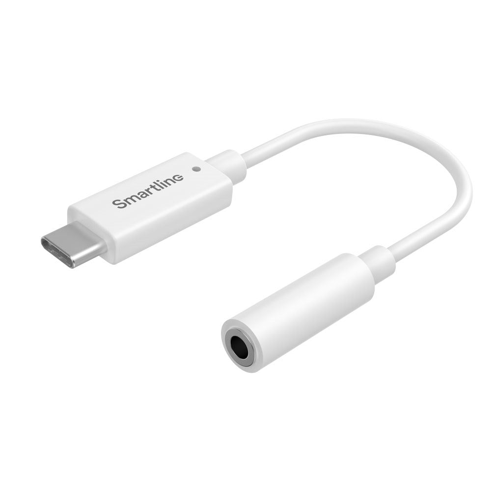 Smartline USB-C to 3.5mm Jackstick Audio Adapter 13cm - White