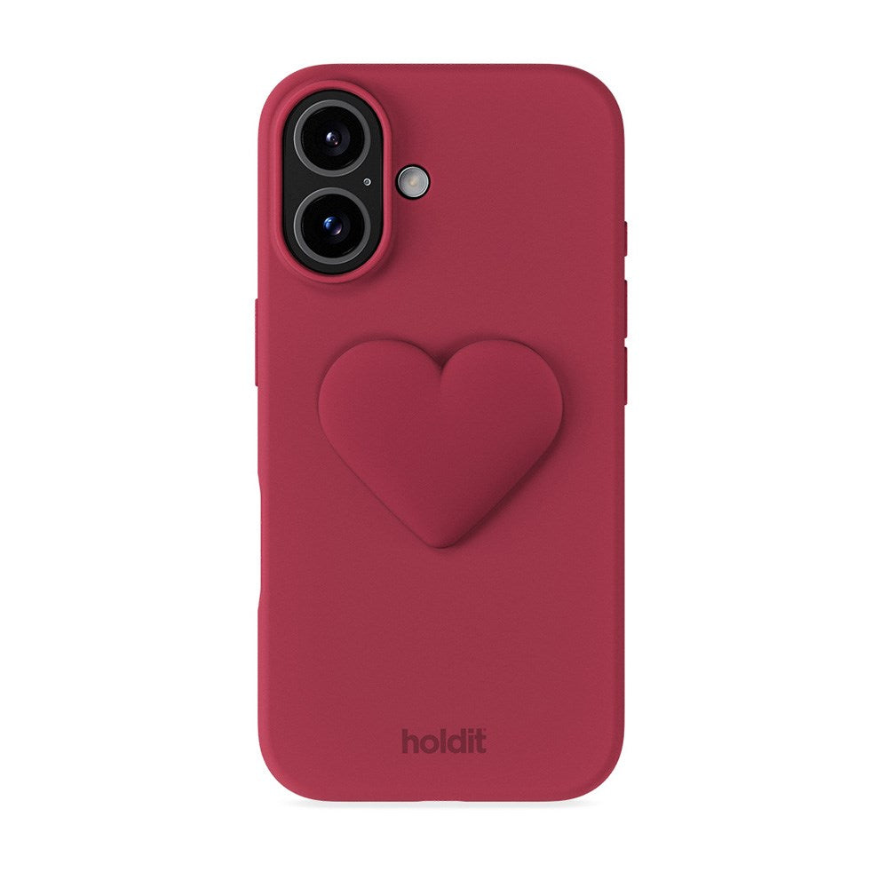 Holdit 3D Silicone Sticker Heart - Red Velvet