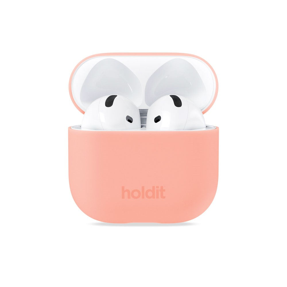 Holdit Silicone Case for AirPods 4 - Pink Grape