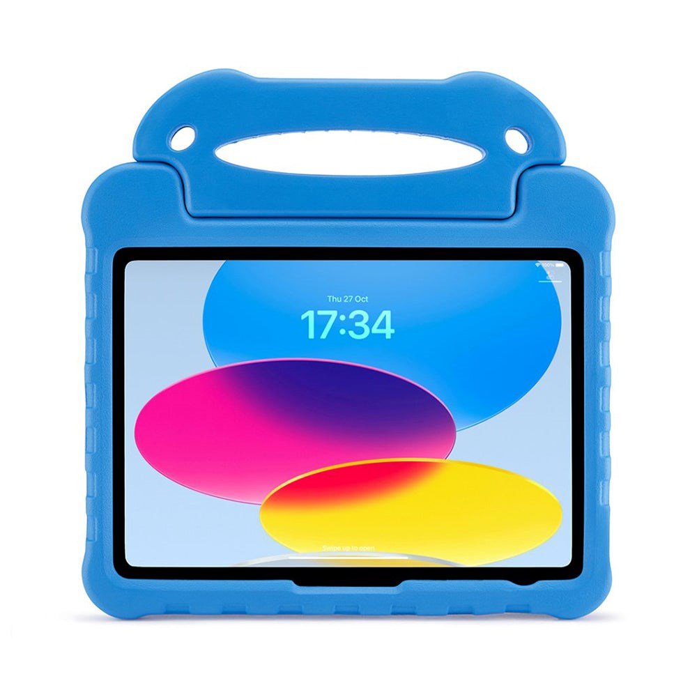 iPad 10.9" (2024/2022) Pipetto Children's Case w. Handle and Stand Function - Blue