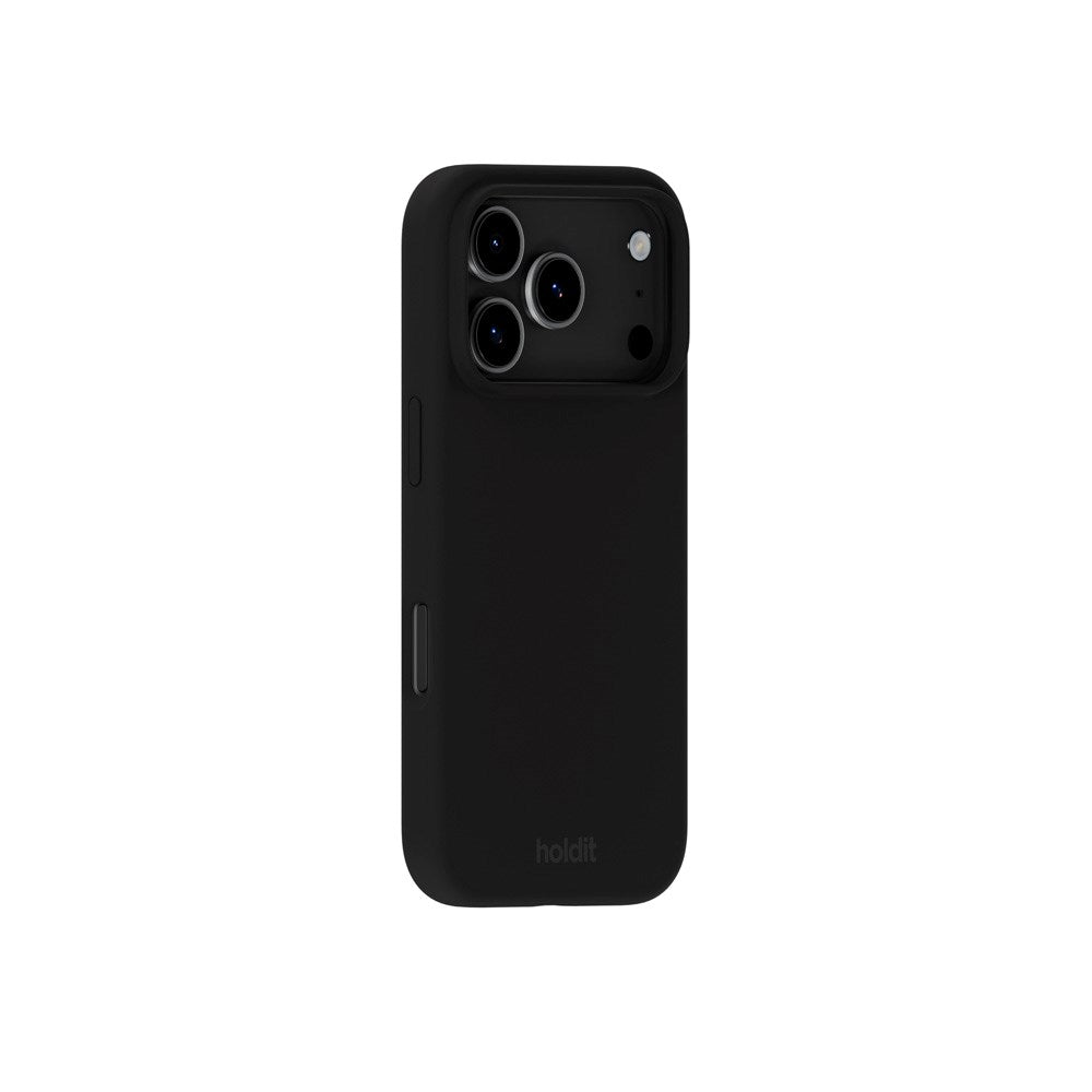 Holdit iPhone 17 Pro Soft Touch Silicone Case - Black