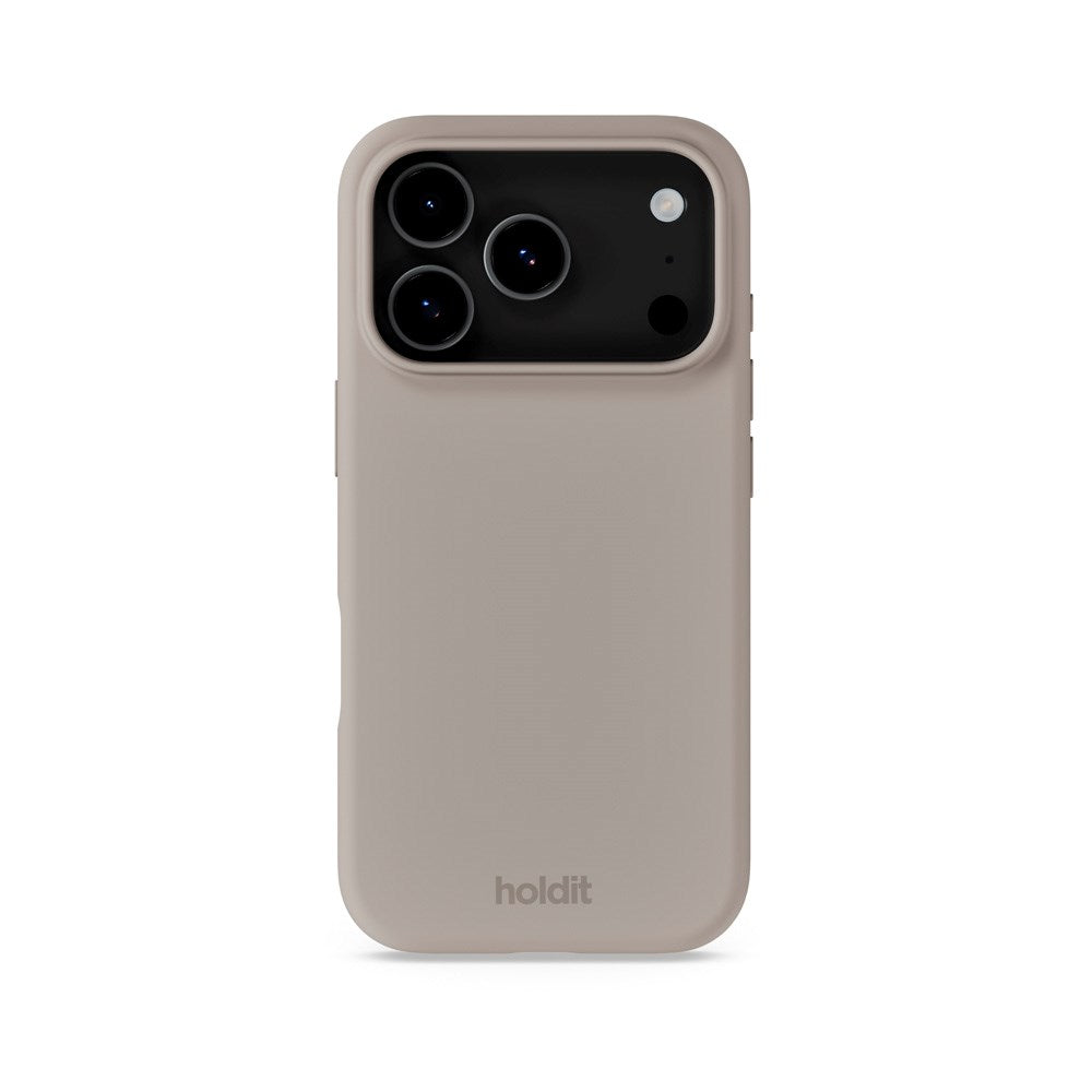 Holdit iPhone 17 Pro Soft Touch Silicone Case - Taupe