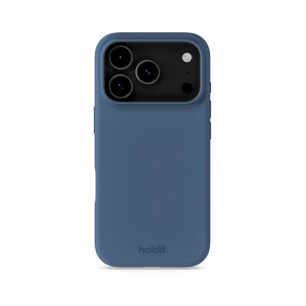 Holdit iPhone 17 Pro Max Soft Touch Silicone Case - Pacific Blue