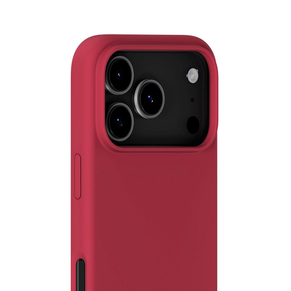 Holdit iPhone 17 Pro Max Soft Touch Silicone Case - Red Velvet