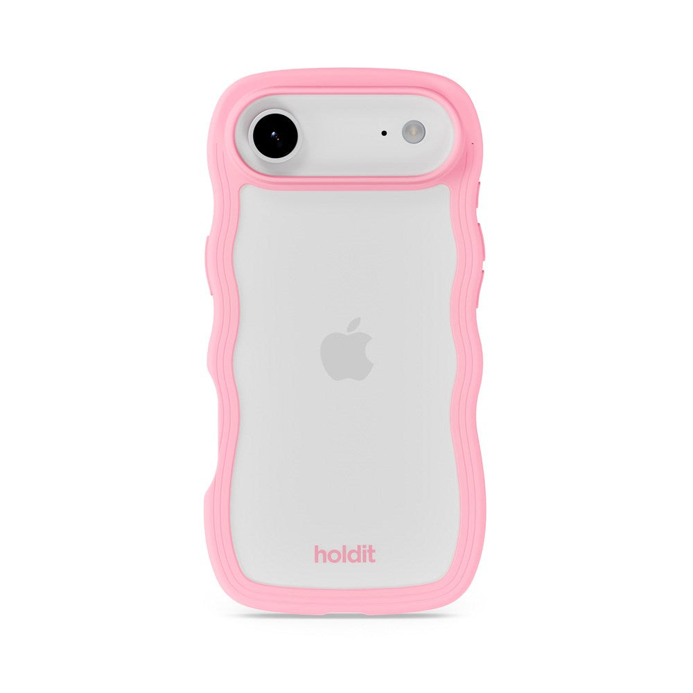 Holdit iPhone Air Wavy Case - Pink / Transparent
