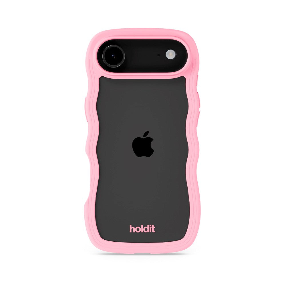 Holdit iPhone Air Wavy Case - Pink / Transparent