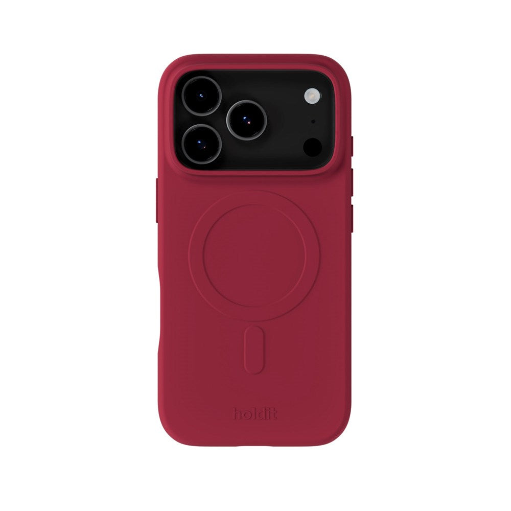 Holdit iPhone 17 Pro Max Soft MagSafe Case - Red Velvet
