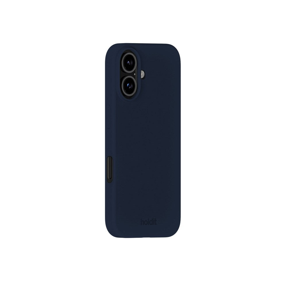Holdit iPhone 16 Soft Touch Silikone Case - Midnight Blue