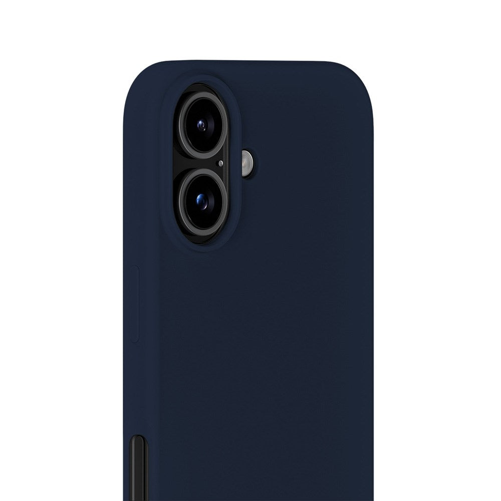 Holdit iPhone 16 Soft Touch Silikone Case - Midnight Blue