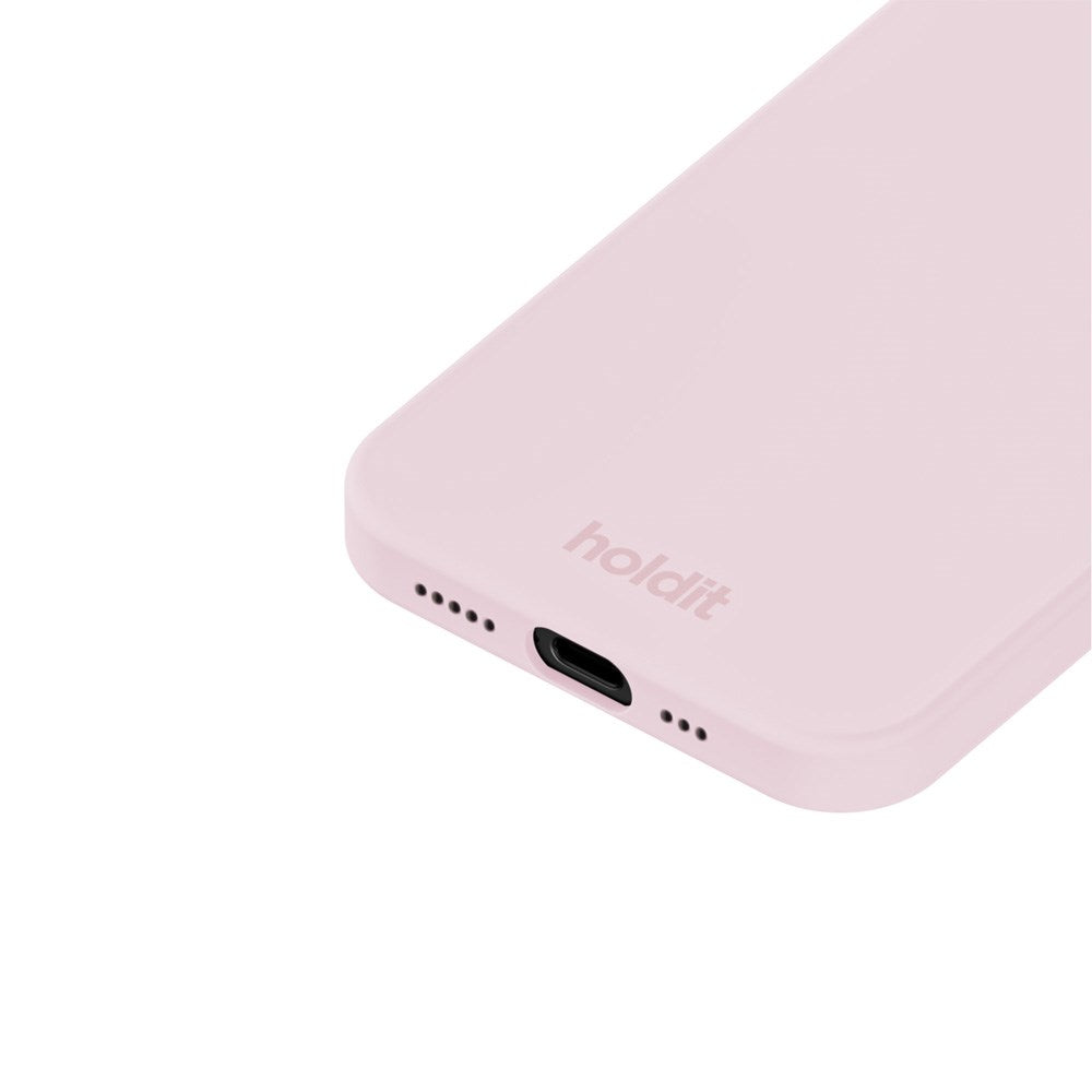 Holdit iPhone 16e Soft Touch Silikone Case - Pale Pink