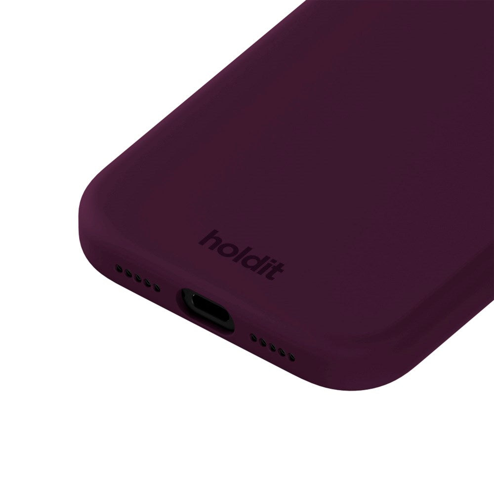 Holdit iPhone 17 Pro Soft Touch Silicone Case - Deep Plum