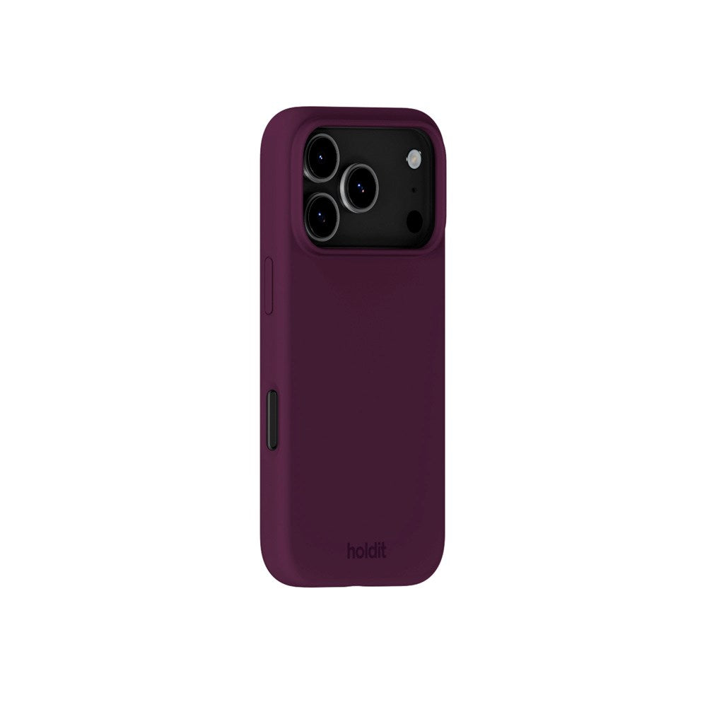 Holdit iPhone 17 Pro Max Soft Touch Silicone Case - Deep Plum