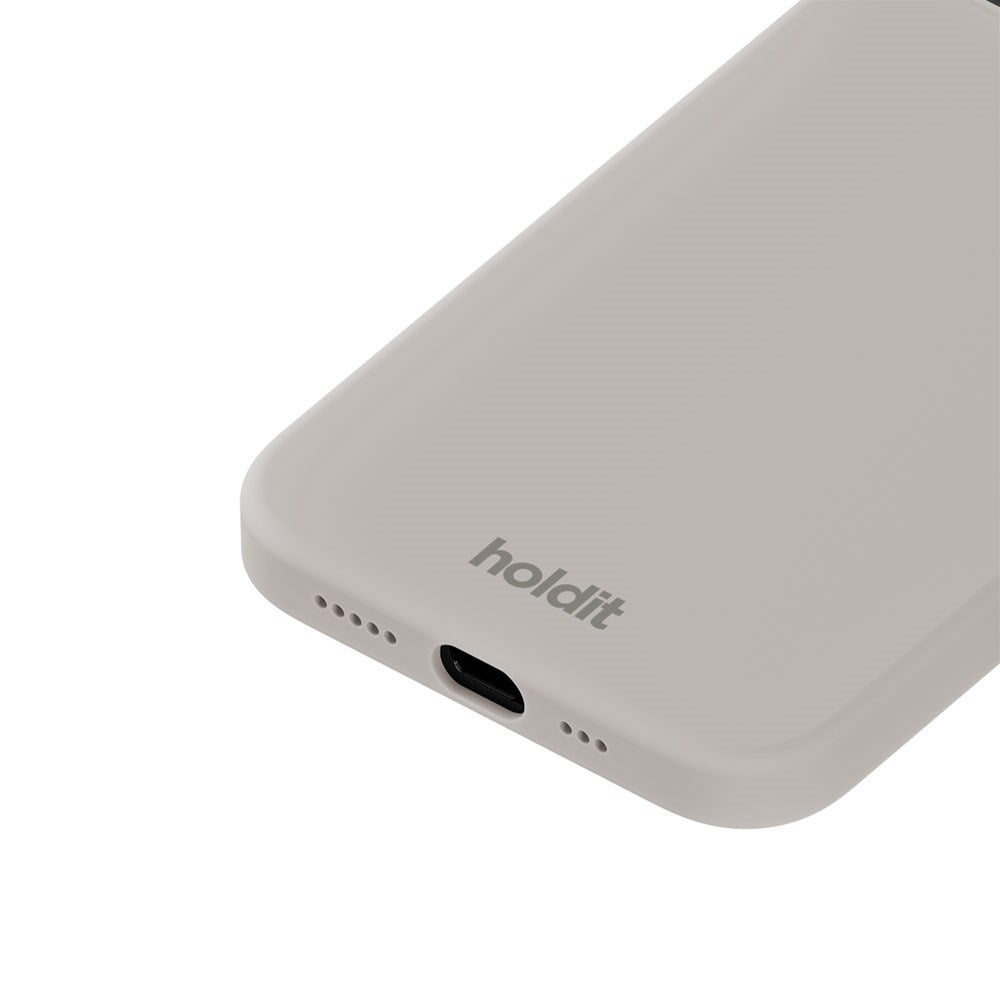 iPhone 12 / 12 Pro Holdit Soft Touch Silicone Case - Wool Gray
