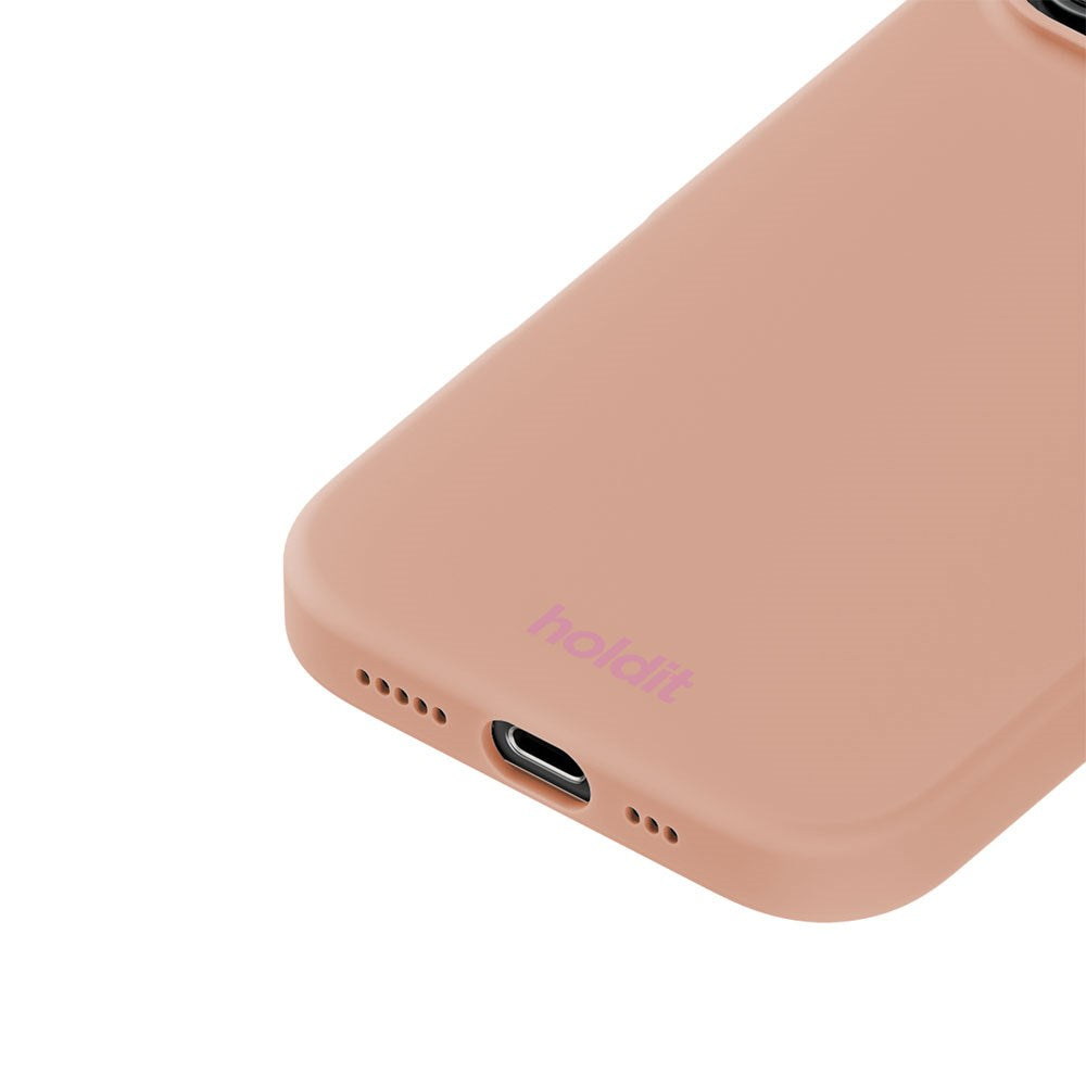 iPhone 16 Pro Holdit Soft Touch Silicone Case - Bare Pink