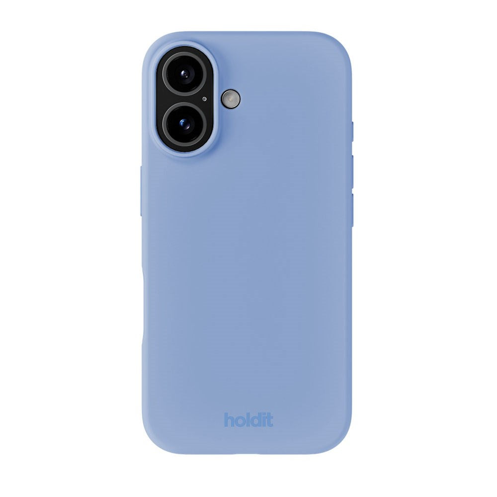 iPhone 16 Holdit Soft Touch Silicone Case - Soft Cobalt