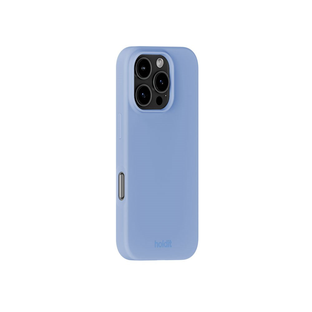 iPhone 16 Pro Holdit Soft Touch Silicone Case - Soft Cobalt