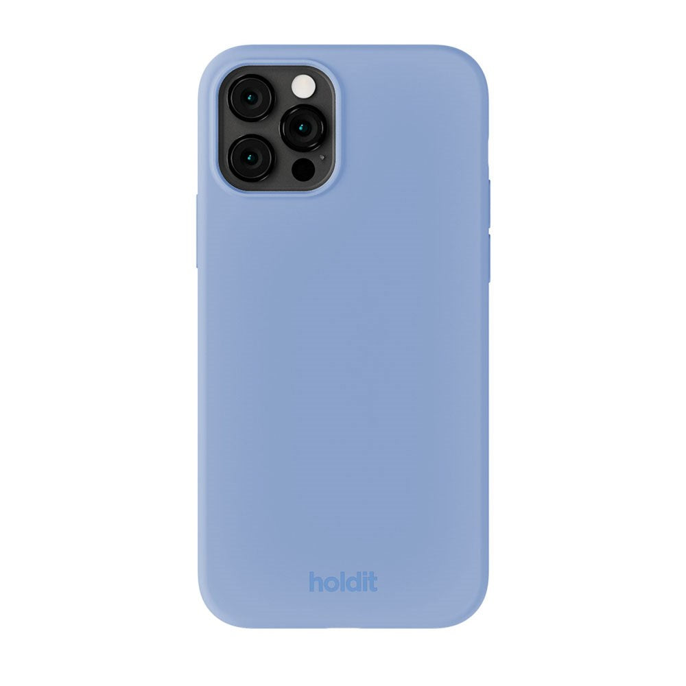 iPhone 12 / 12 Pro Holdit Soft Touch Silicone Case - Soft Cobalt