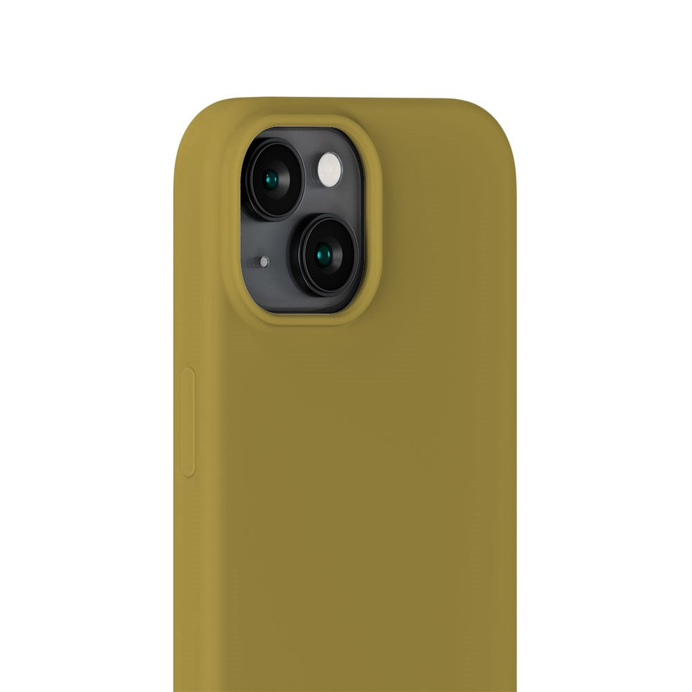 iPhone 15 Holdit Soft Touch Silicone Case - Warm Olive