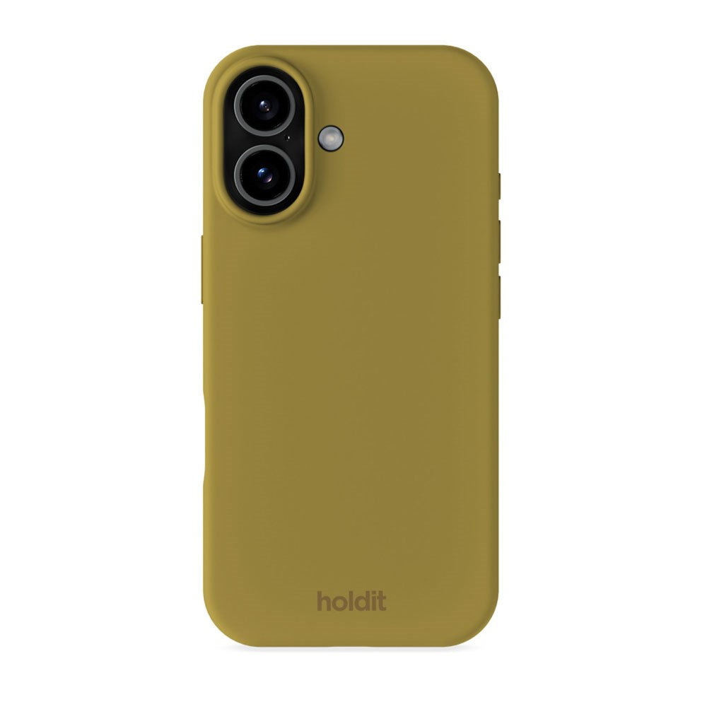 iPhone 17 Holdit Soft Touch Silicone Case - Warm Olive