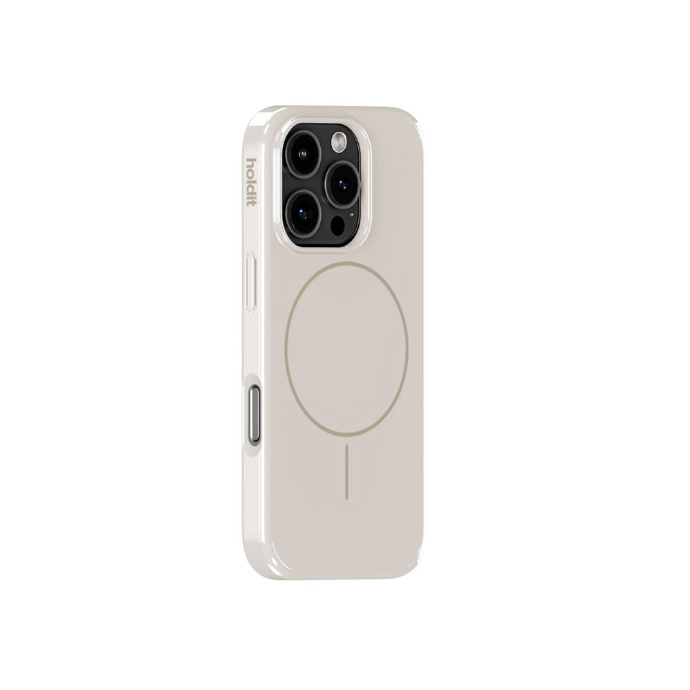 iPhone 16 Pro Holdit Mono Case - MagSafe Compatible - Light Beige / Beige