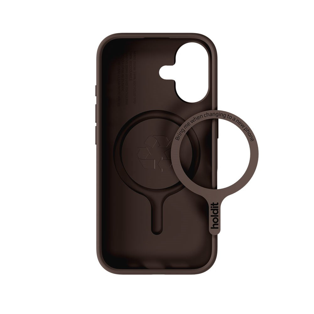 iPhone 16 Holdit Soft MagSafe Case - Chocolate