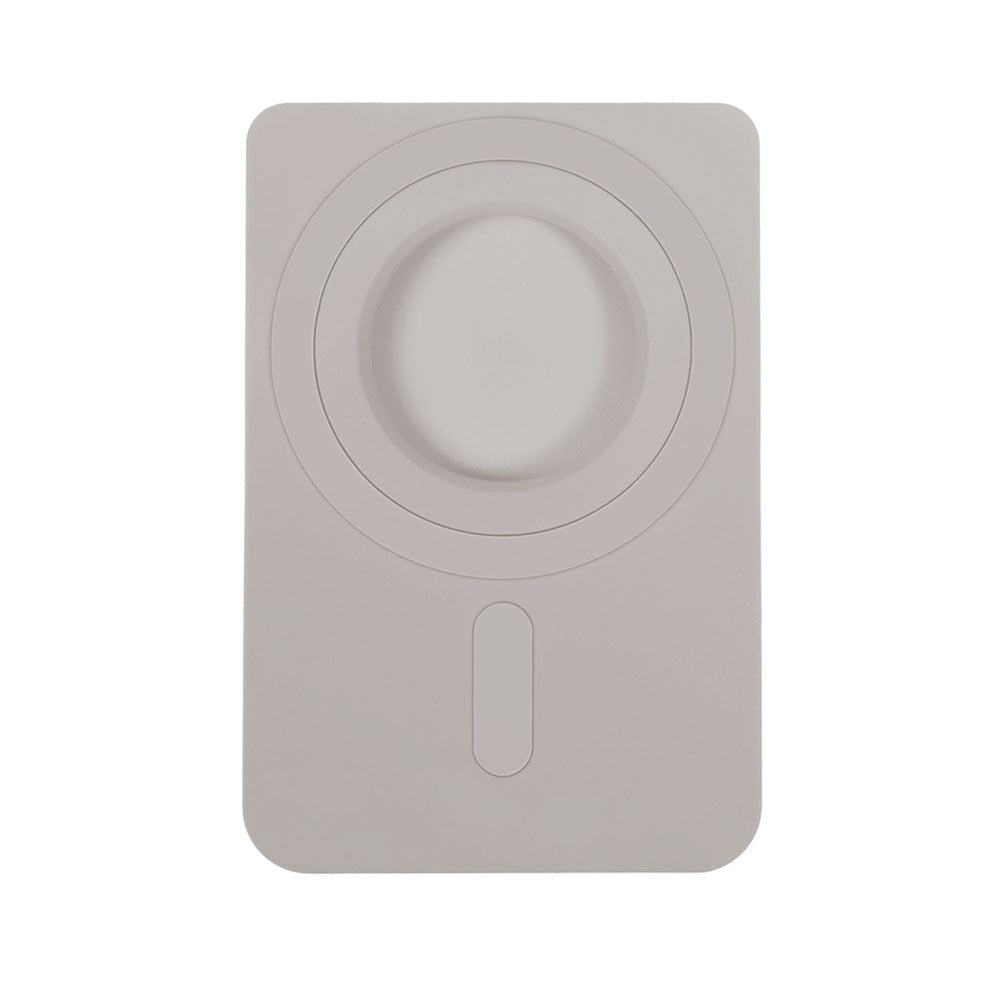 Holdit MagSafe Silicone Card Holder - Wool Gray