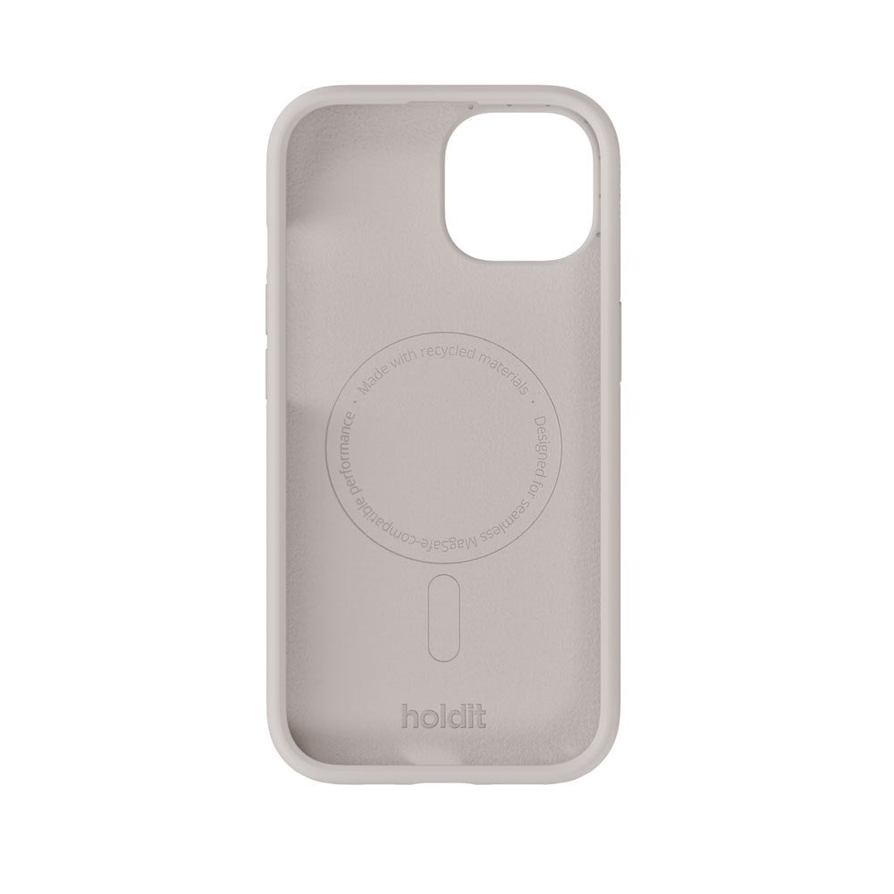 iPhone 15 / 14 / 13 Holdit Soft Touch MagSafe Silicone Case - Wool Gray