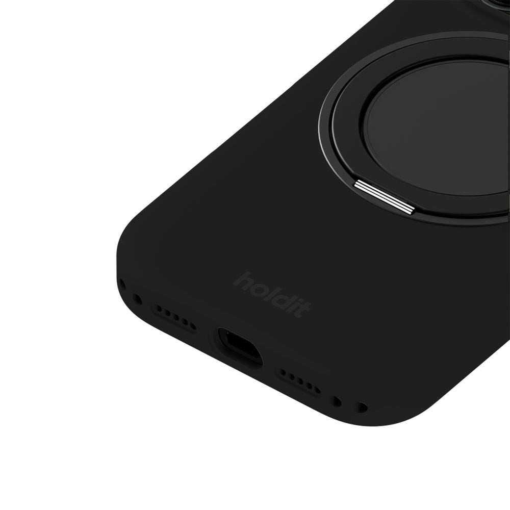 iPhone 18 Pro / 17 Pro Holdit Silicone Stand Case - Black