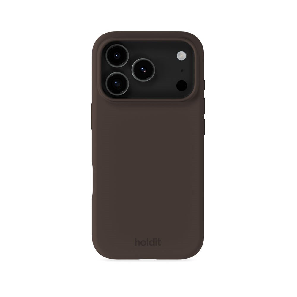 iPhone 18 Pro / 17 Pro Holdit Soft Touch Silicone Case - Chocolate
