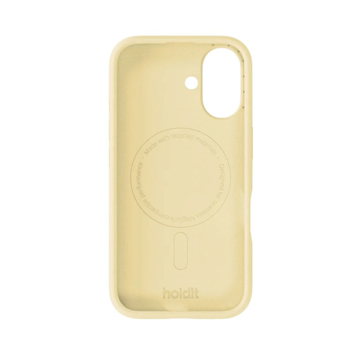 iPhone 16 Holdit Soft Touch MagSafe Silicone Case - Butter Yellow