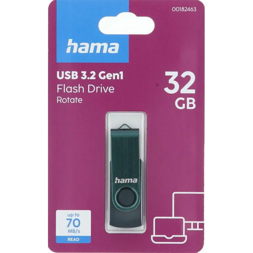 HAMA Rotatable USB Stick 3.2 - 32GB