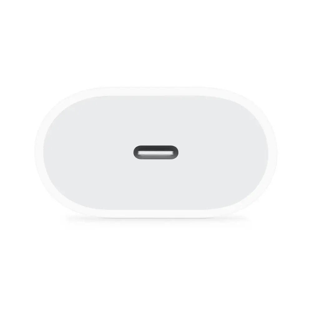 Original Apple PD (Power Delivery) 20W Wall Charger w. USB-C - White (MD3J4ZM/A)