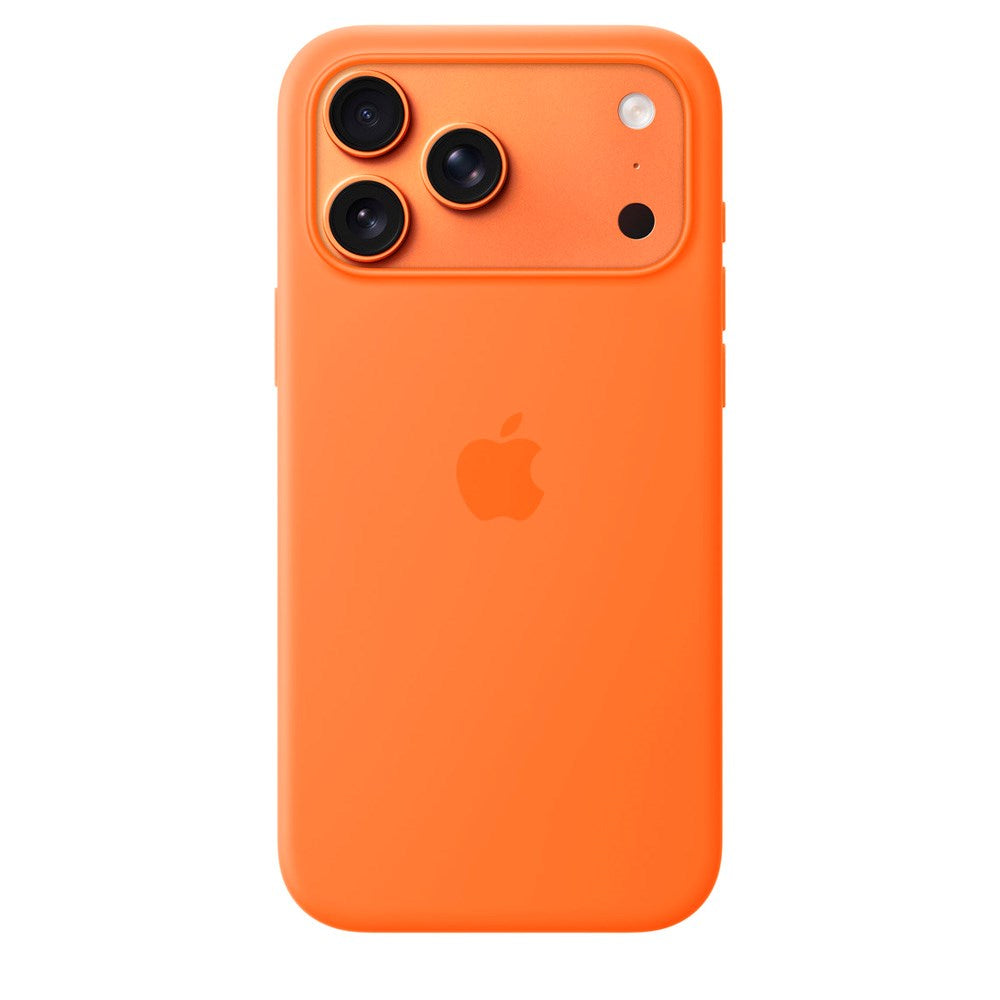 Original Apple iPhone 17 Pro Max Silicone Case - MagSafe Compatible - Orange (MGFL4ZM/A)