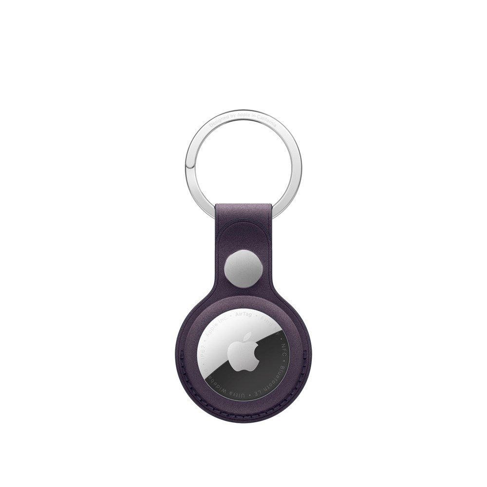 Original Apple AirTag FineWoven Key Ring - Midnight Purple (MGG04ZM/A)