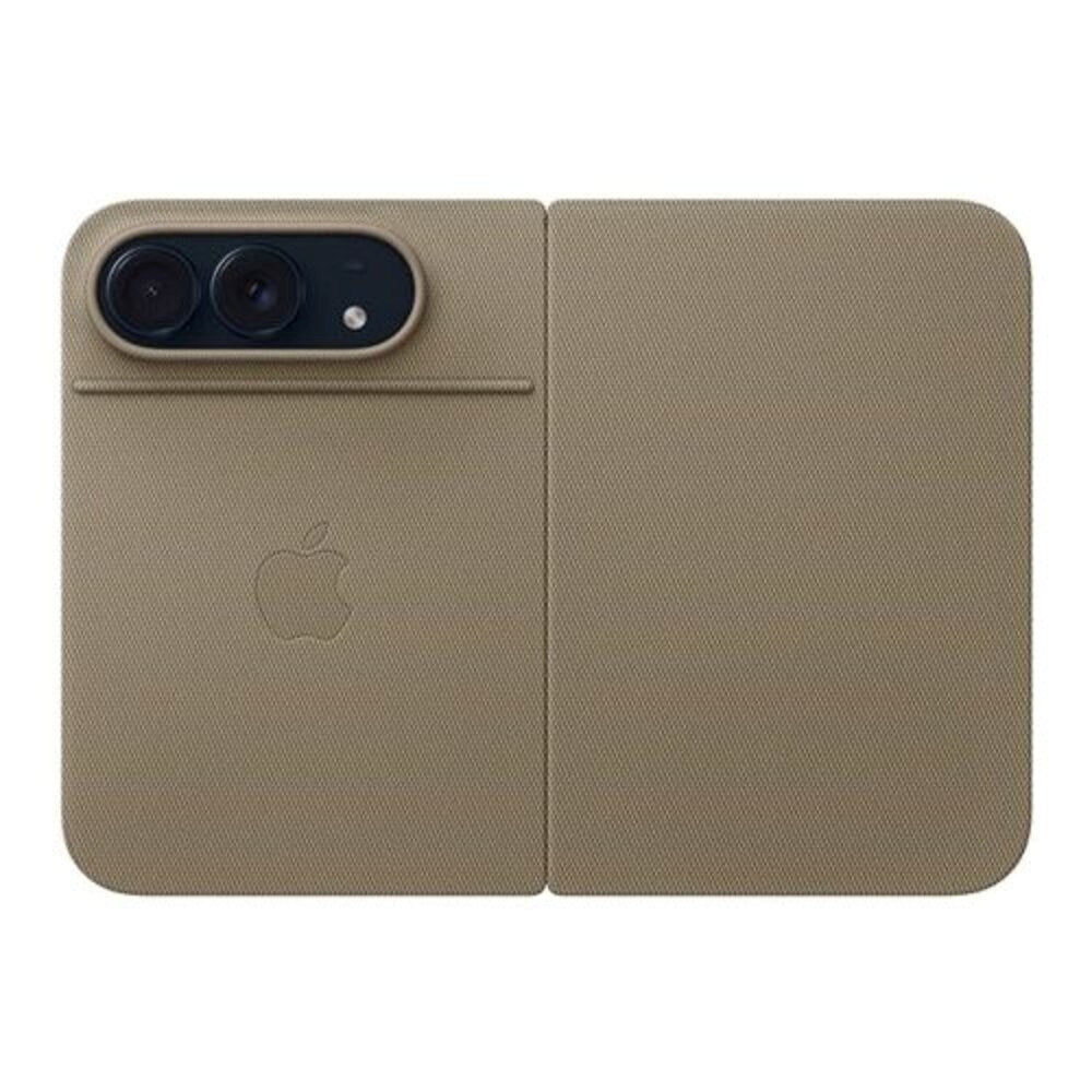 iPhone Duo Original Apple Folio Case w. Kickstand - MagSafe Compatible - Taupe (MKR64ZM/A)