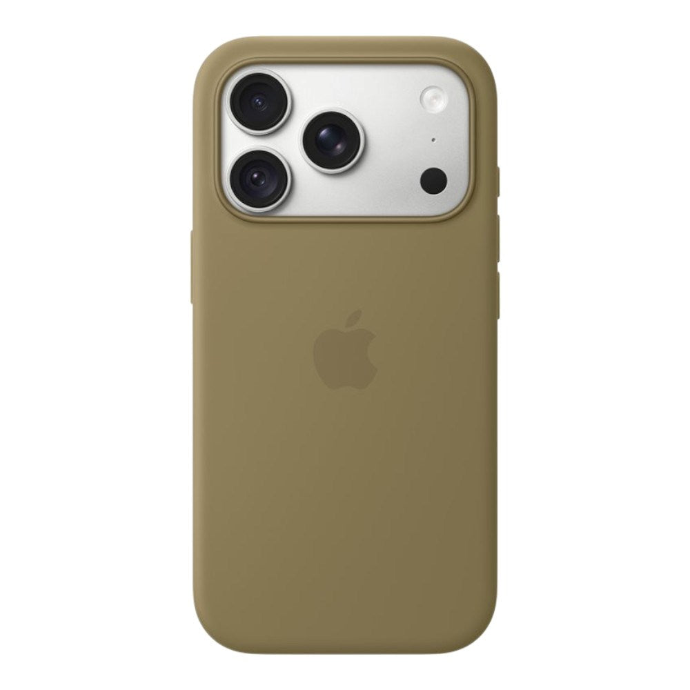 Original Apple iPhone 18 Pro Silicone Case - MagSafe Compatible - Olive (MK8V4ZM/A)