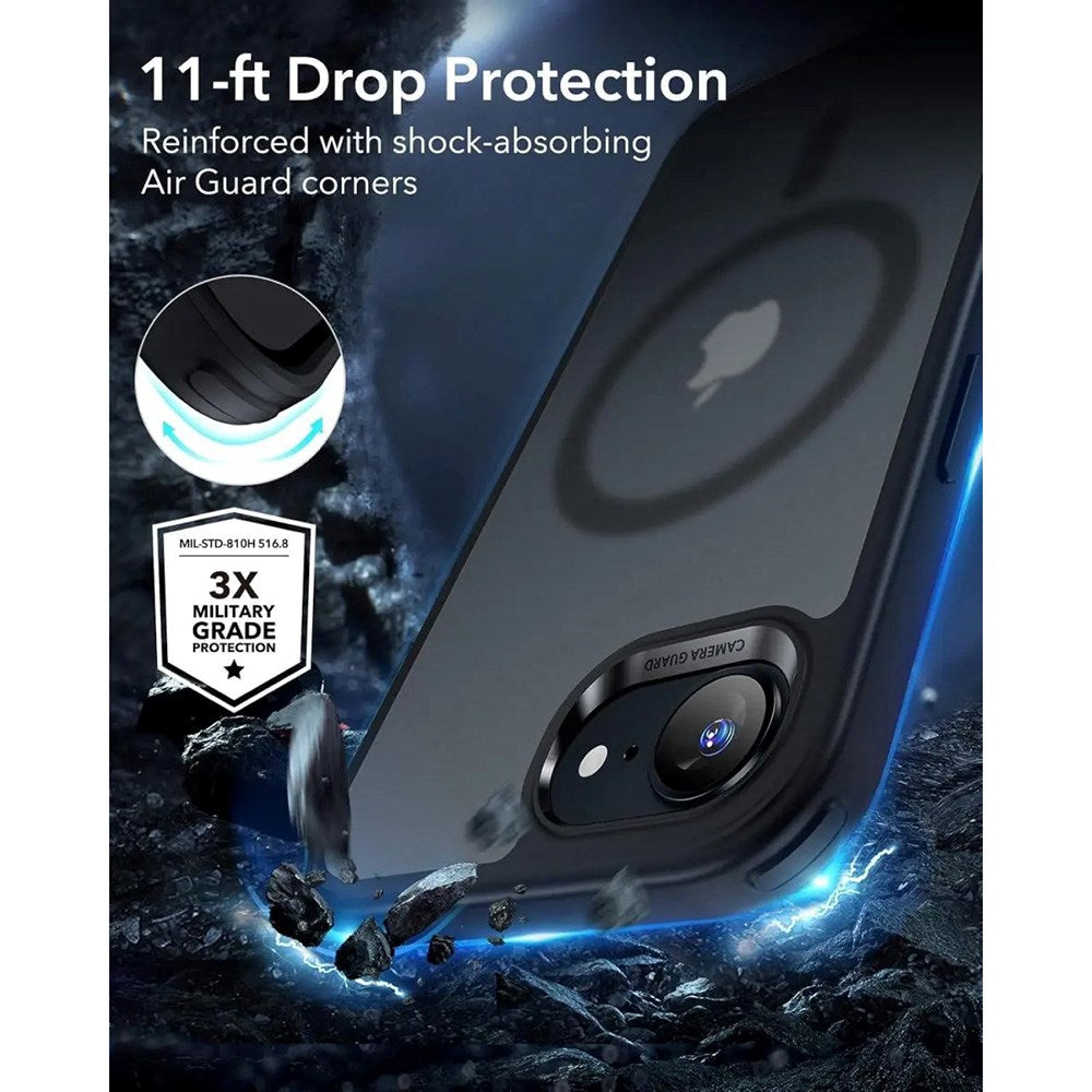 ESR iPhone 16e Classic Hybrid Case - MagSafe Compatible - Matte Black