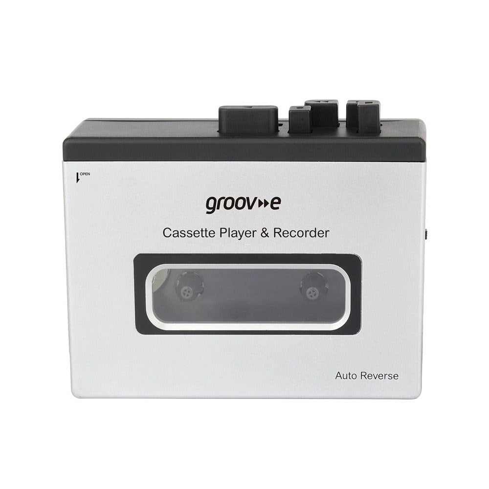 Groov-e PS530SR Cassette Player with Bluetooth / Speaker Function - Black / Grey
