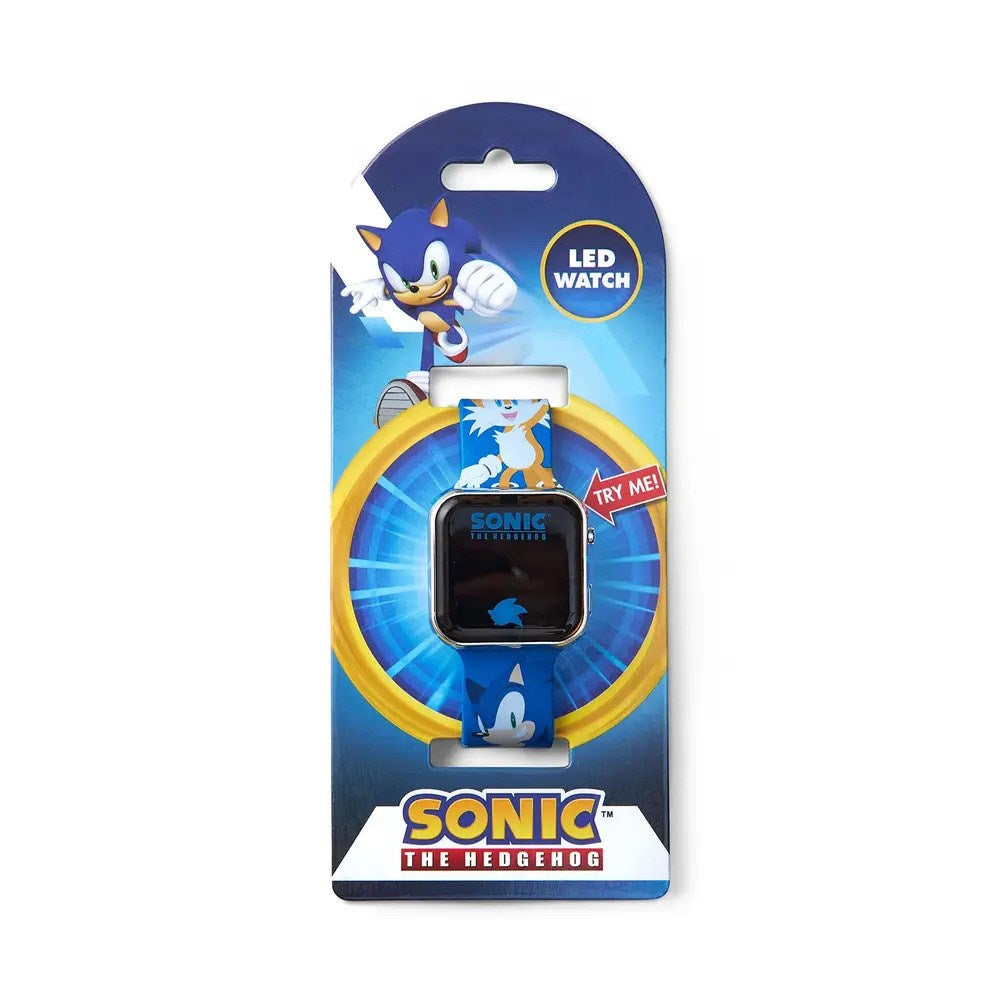 Accutime LED Watch for Kids with Adjustable Strap - Sonic V2