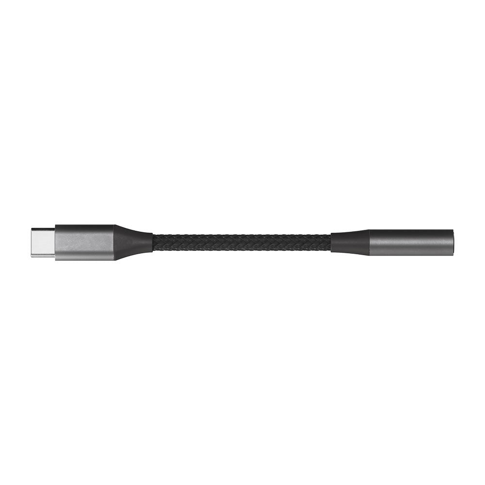 X2O Longlife USB-C to 3.5mm AUX Audio Adapter - 0.1m - Black