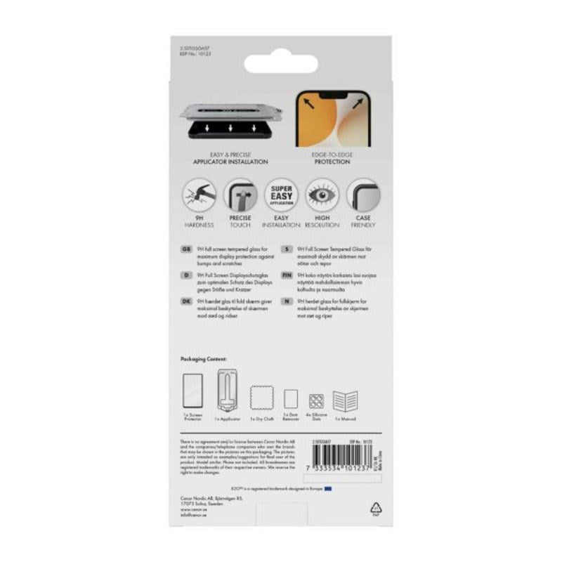 Samsung Galaxy A57 X2O 9H Full Fit Tempered Screen Protector Glass - Transparent