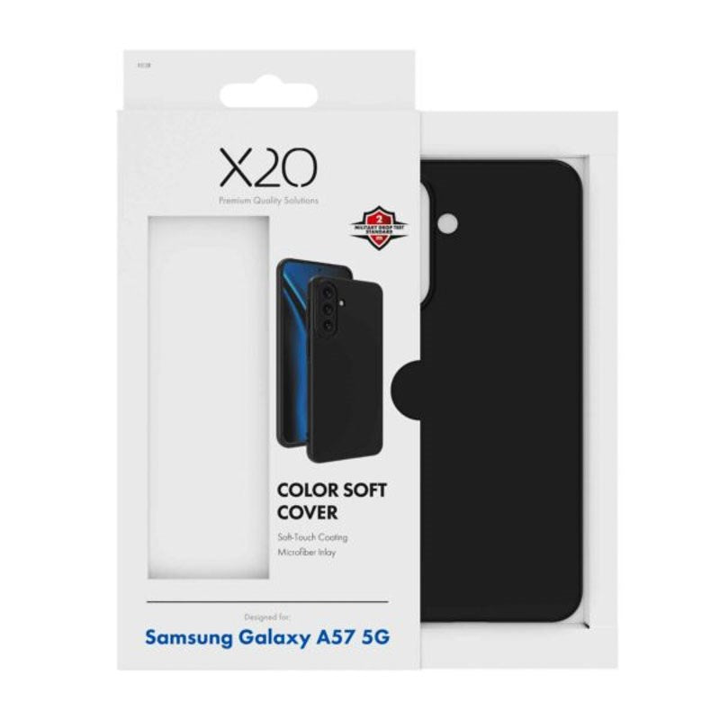 Samsung Galaxy A57 X2O Color Soft Case - Black