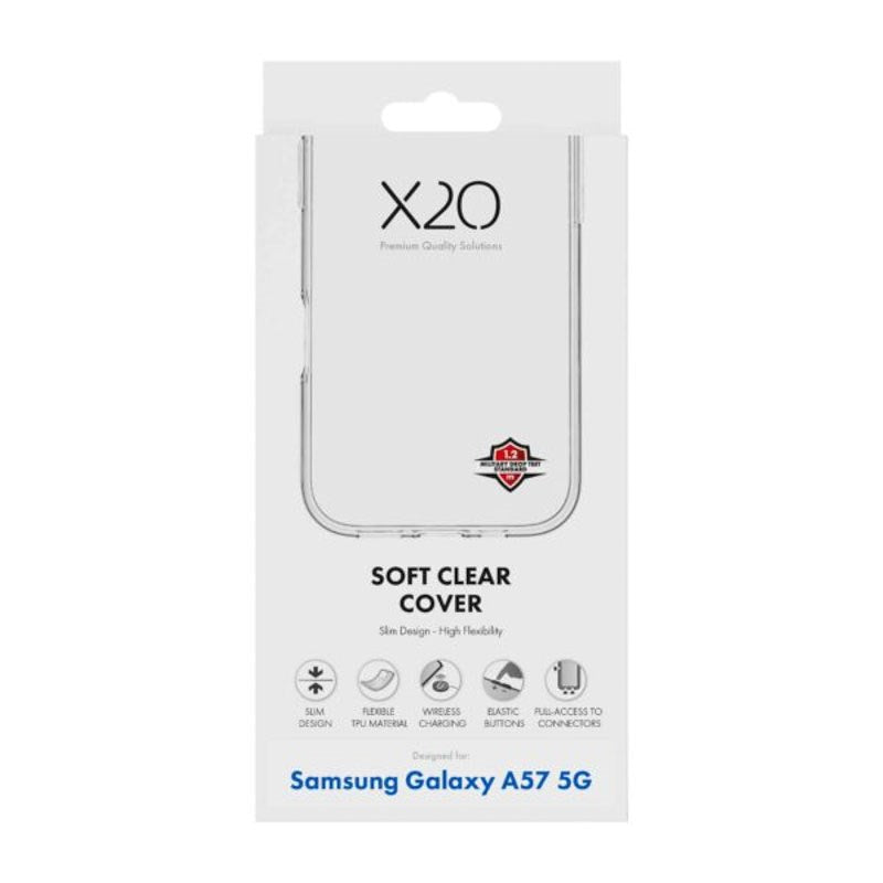 Samsung Galaxy A57 X2O Clear Soft Case - Transparent
