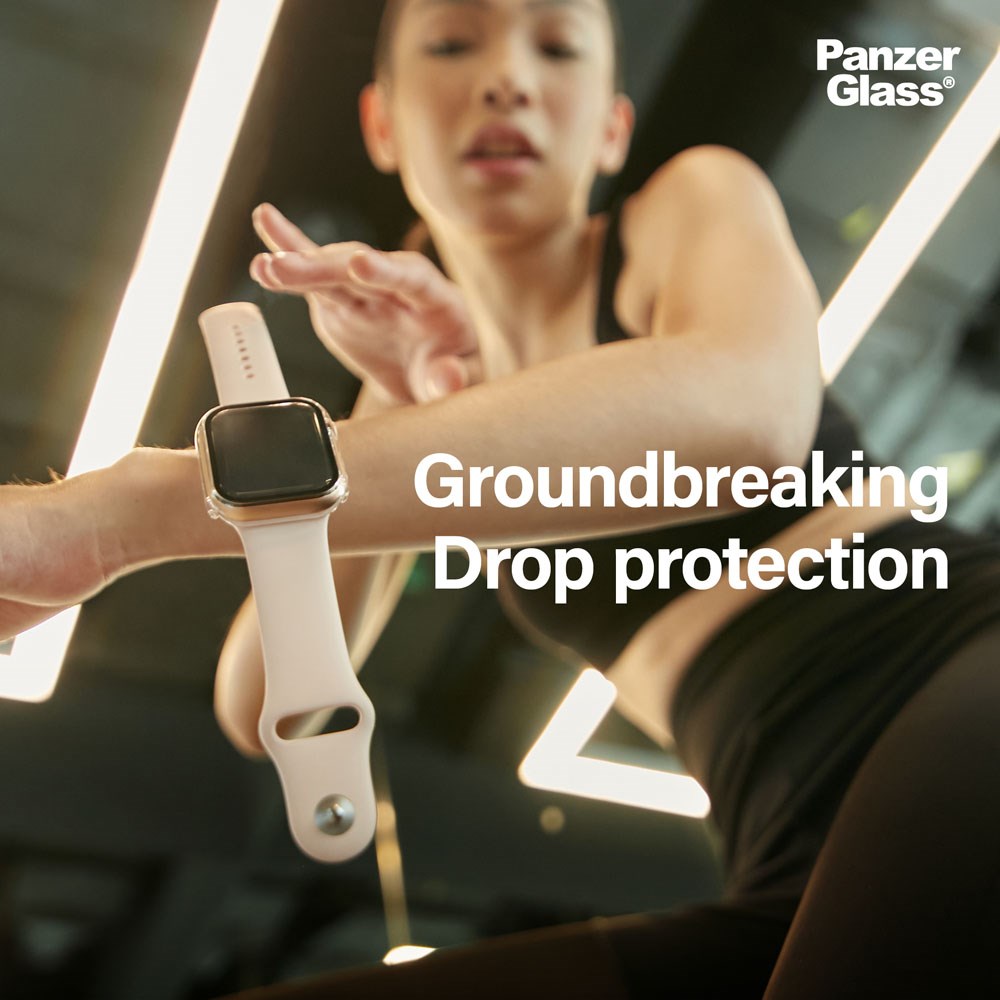 PanzerGlass Apple Watch Ultra 3/2/1 (49mm) Snappie Full Body Slim Case with Built-in Screen Protector - Transparent