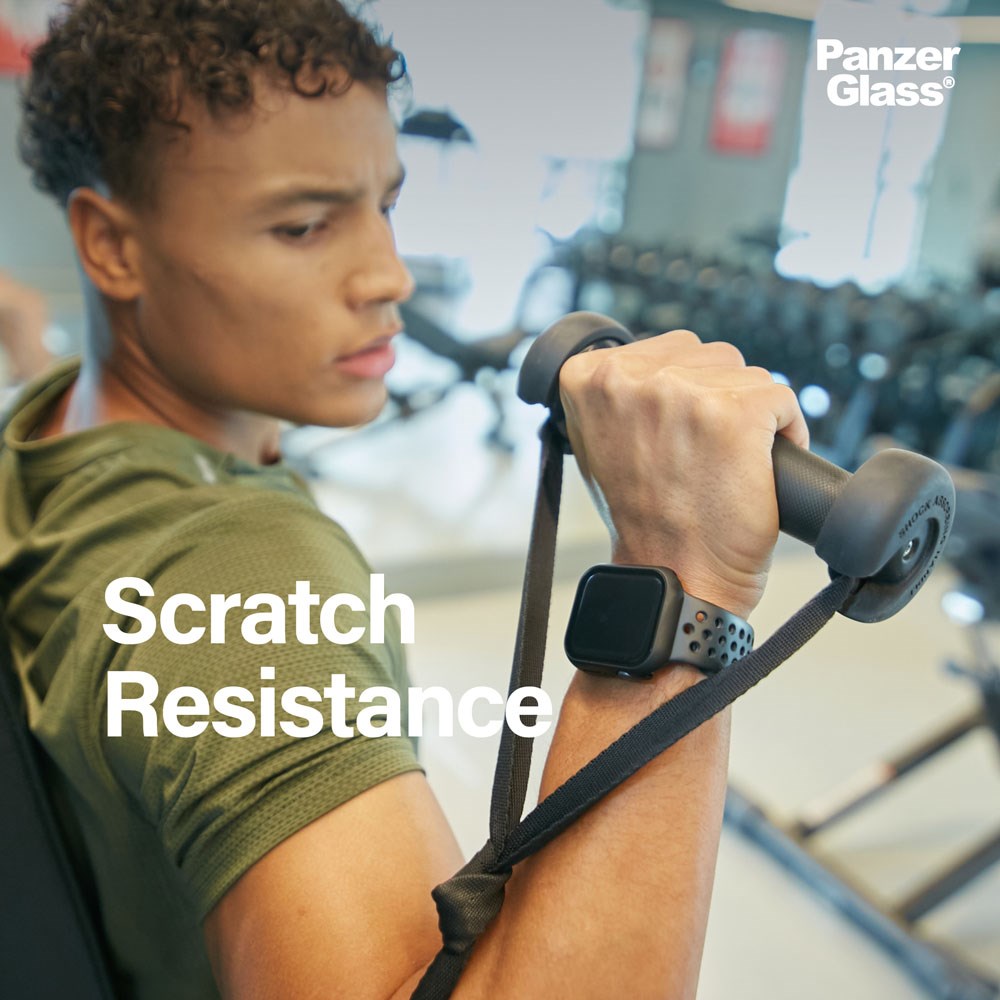 PanzerGlass Apple Watch Ultra 3/2/1 (49mm) Snappie Full Body Slim Case with Built-in Screen Protector - Black