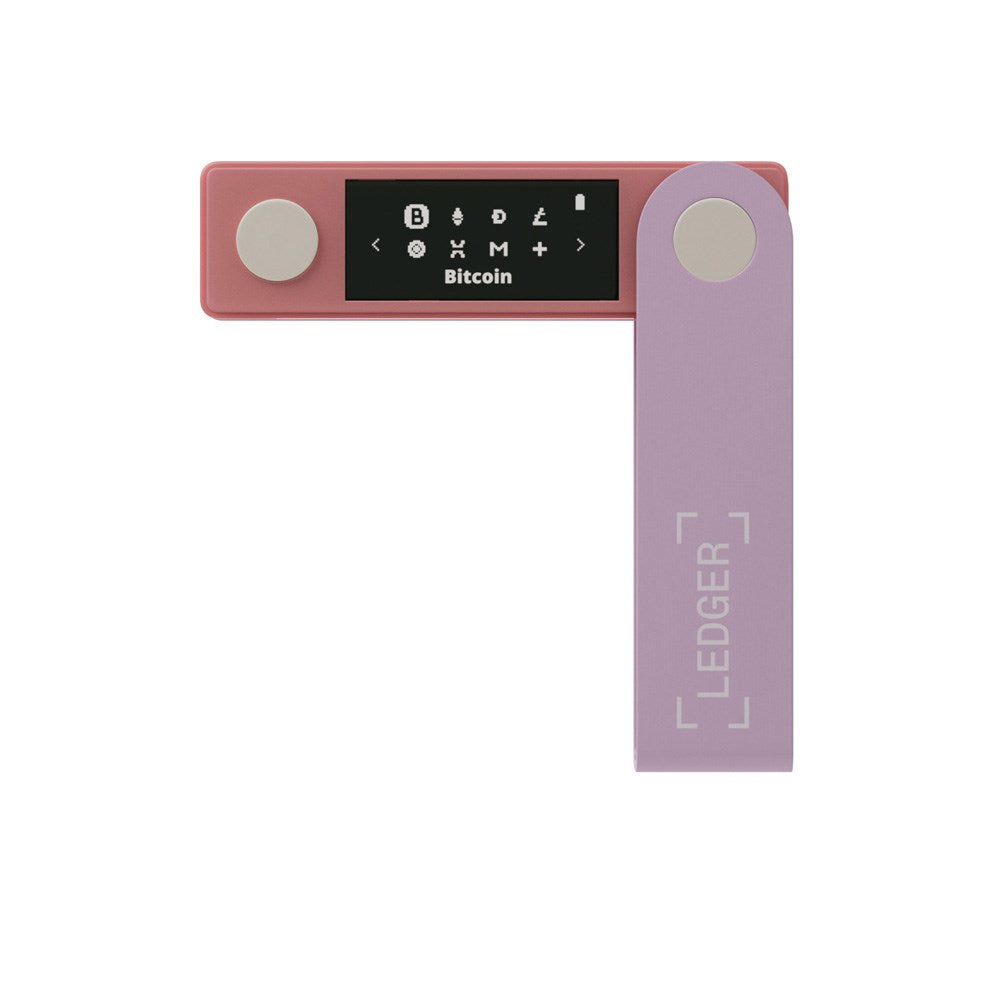 Ledger Nano X Crypto Hardware Wallet - Pastel Pink