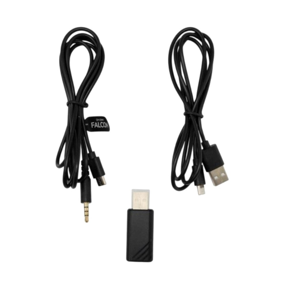 White Shark On-Ear Wireless Gaming Headphones with Microphone - Black