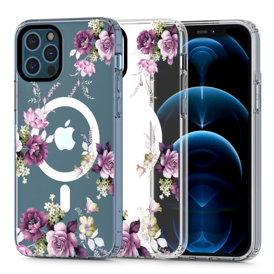 iPhone 12 / 12 Pro Tech-Protect MagMood Case - MagSafe Compatible - Spring Floral