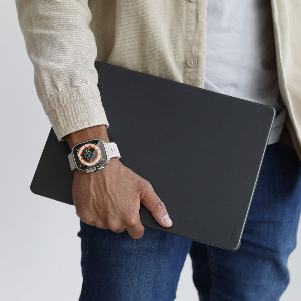 Vonmählen Transparent Case for MacBook Air M2/M3 13" (2022-2024) - Matte Black/Transparent