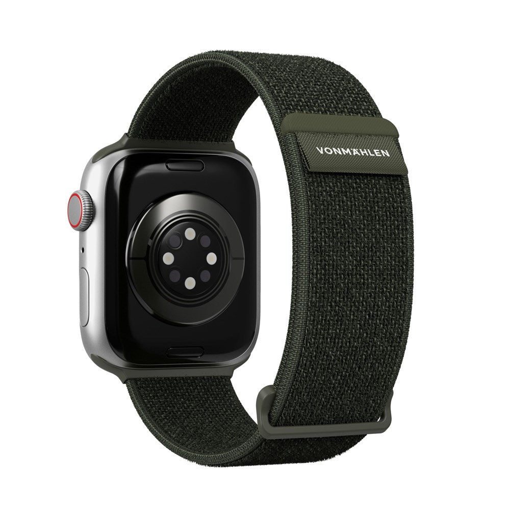 Apple Watch (42/44/45/46/SE/49mm) Vonmählen Fitness Loop 2 Nylon Strap - Green